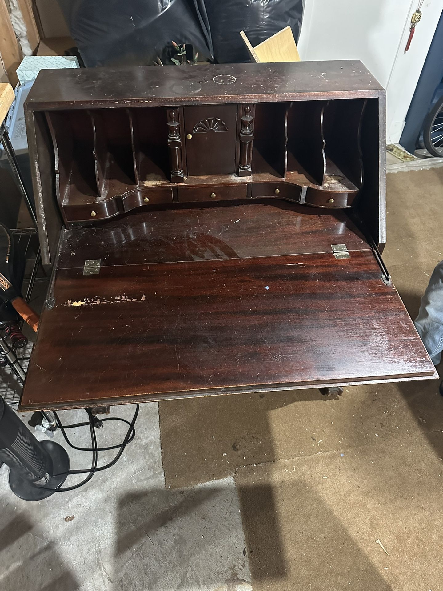 Wooden Secretary Desk