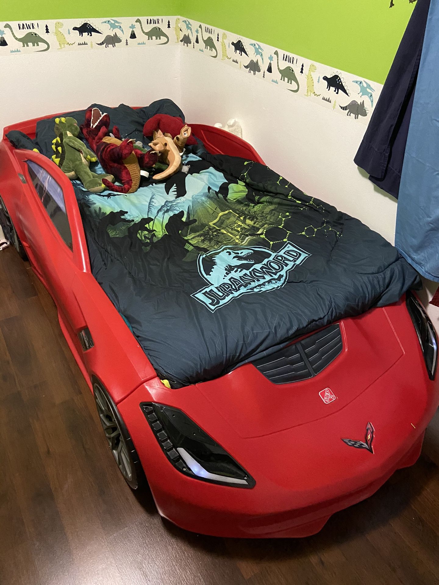 Corvette light up twin bed