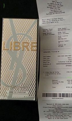 YsL Libre Eau de Parfum Limited-Edition Spray, 3 oz