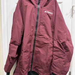 ADIDAS TERREX SKI Snowboard Snow Winter JACKET SHELL Mens XL