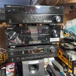 Yamaha And Pioneer Receiver's $1