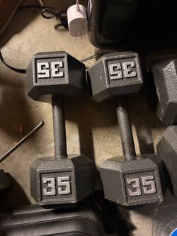 35 lb dumbbells