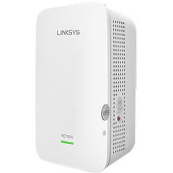 Linksys - MAX-STREAM™ AC1900 Wireless-ac Dual Band Repeater with MU-MIMO - White