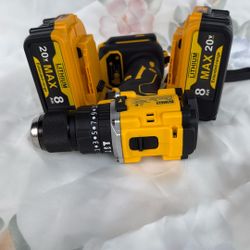 DeWalt Drill And 2 Batteries 