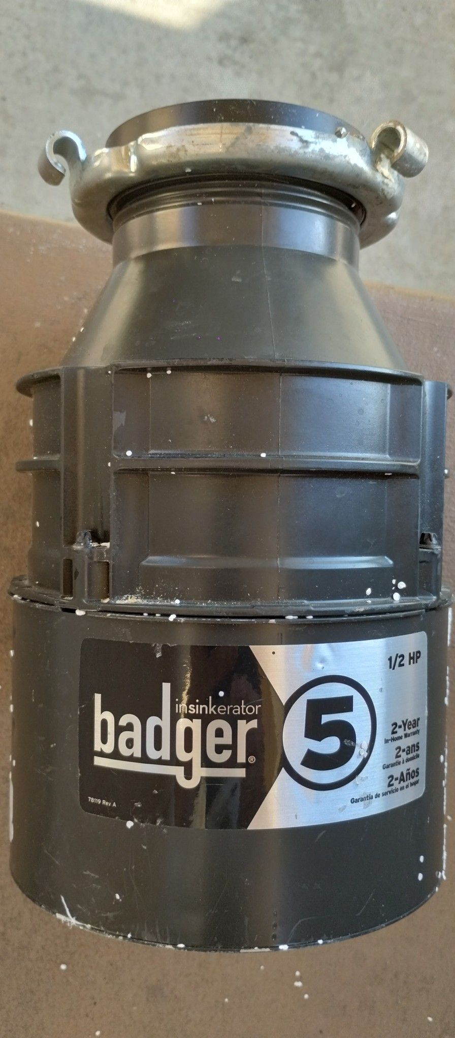InSinkErator Badger 500 Garbage Disposal 1/2 HP (Slightly Used)
