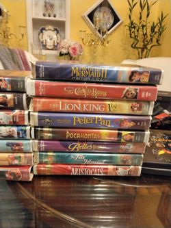 VHS Walt Disney movies
