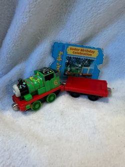 Thomas & Friends Take Along Sodor Birthday Celebration Diecast Train, car & Card
