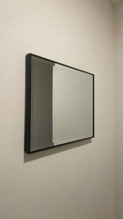 Wall Mirror with Black Frame 23x29