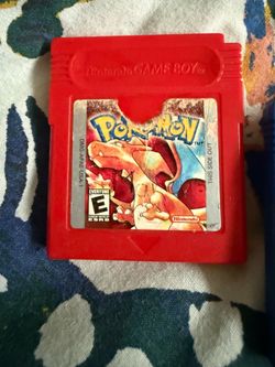 Pokémon Red and Blue for Gameboy.