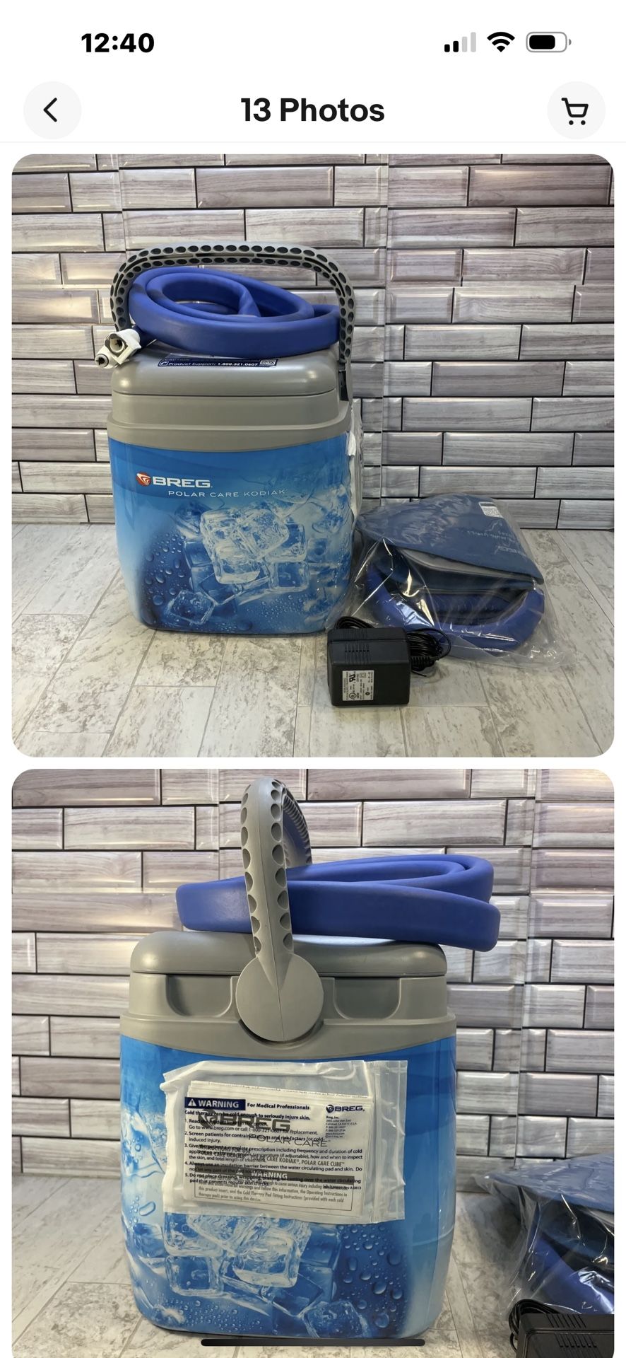 Breg Polarcare Ice Intelli Flo Shoulder Cold Pack System
