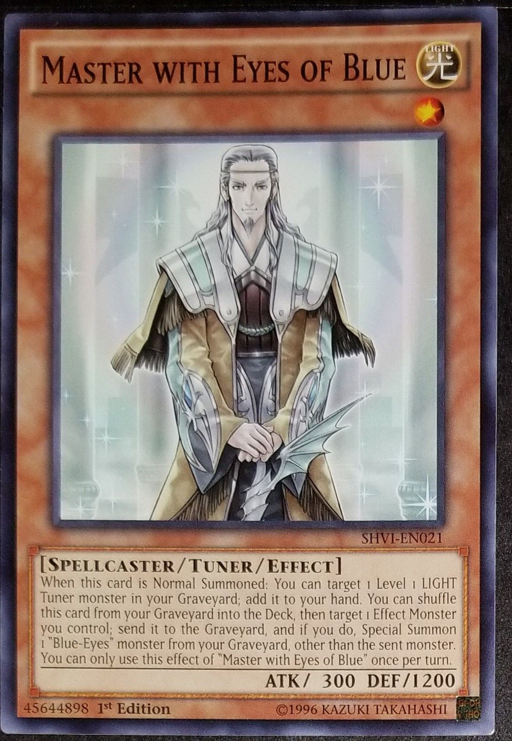 Master with Eyes of Blue Yugioh Card TCG RA1 Common #SHOP13