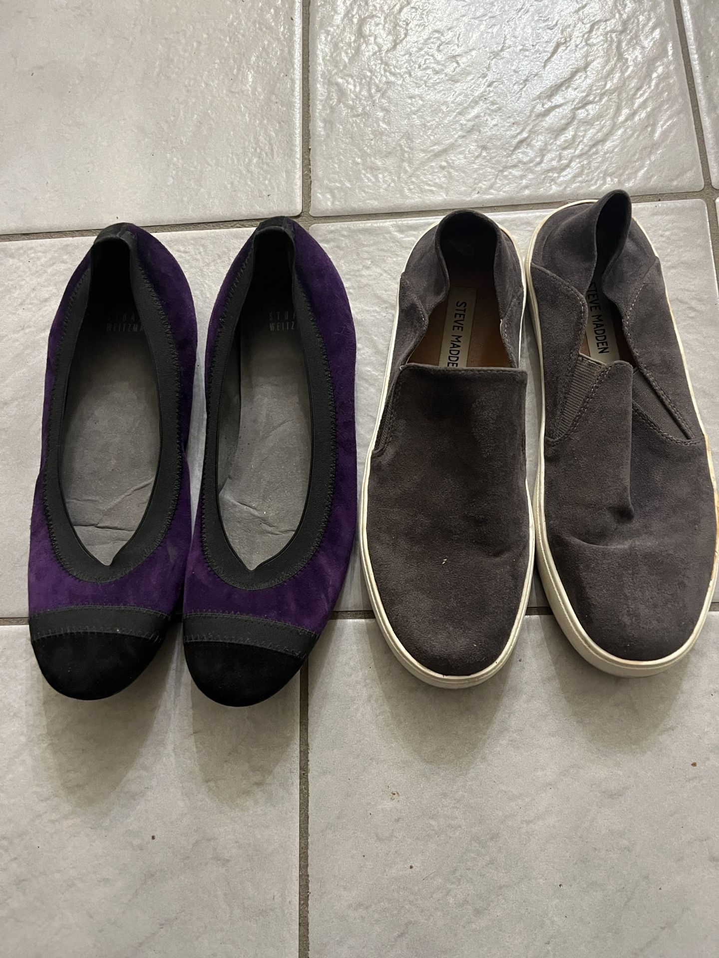 Stuart Weitzman & Steve Madden womans shoes size 10