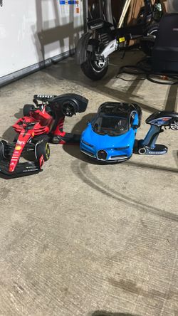 2 remote controlled cars