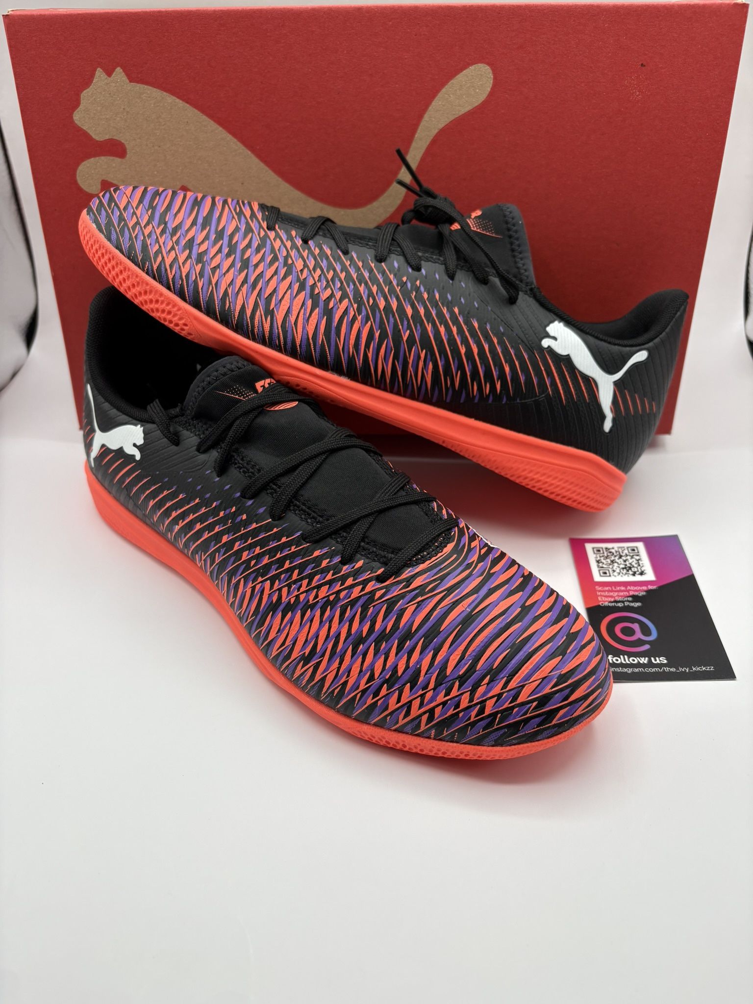 New PUMA Future Play IT Indoor Soccer Cleats Shoes Mens Size - Main Image