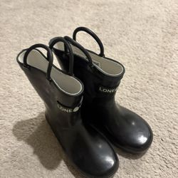 Toddler Size 10 Black Snow Rain Boot