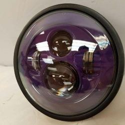 7″ DAYMAKER Kawasaki Vulcan Nomad 800 Replacement Purple HID LED Light Bulb Headlight Motorcycle