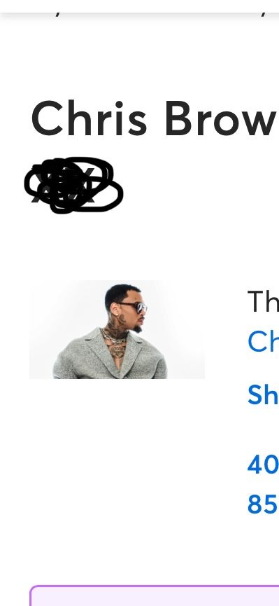 2 Chris Brown Tickets