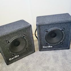 Pair Of Gorilla Monitor Speakers In Good Working Condition