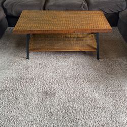 Rustic Wood Coffee Table 