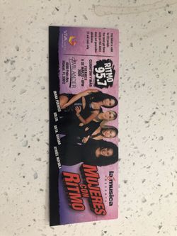 Ticket mujeres con ritmo
