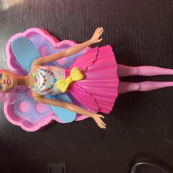 Barbie Butterfly With Bubble Blowing Wings