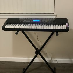 Piano Keyboard With Stand
