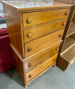 Vintage wood dresser