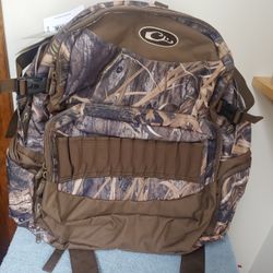 Drake Camo Walk In Hunting Backpack NWT