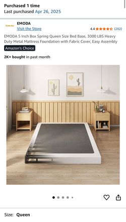 5 Inch Box Spring Queen