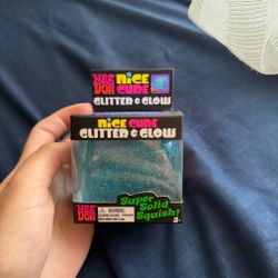blue glitter needoh