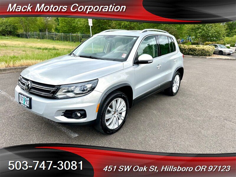 2013 Volkswagen Tiguan SEL 4Motion Pano Roof Leather 90K Miles