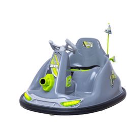 Flybar Blaster Bumper Powered Ride-On Car - Gray