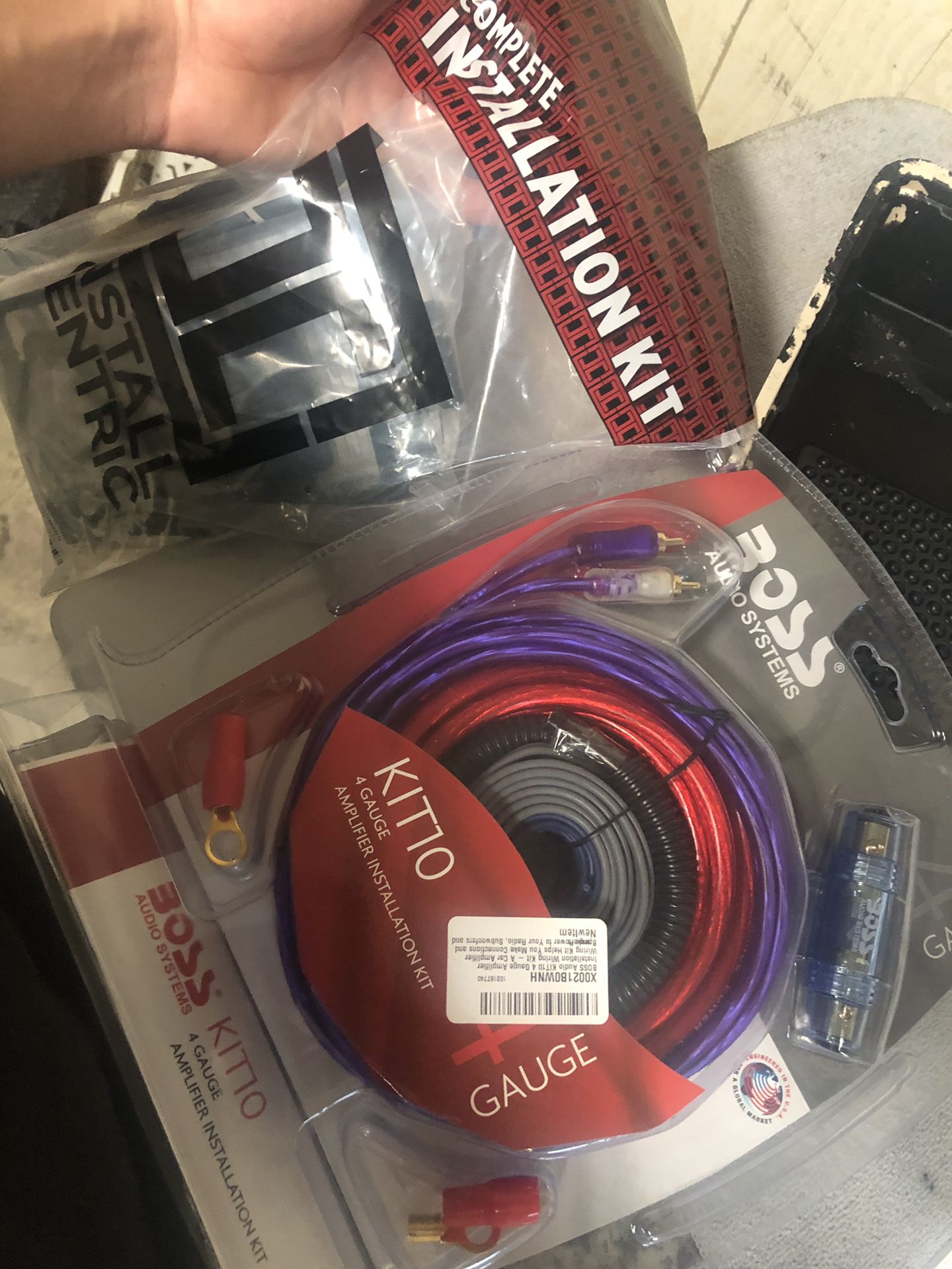 System wire / stereo installation kit