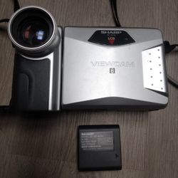 Vintage Sharp Viewcam 8 LCD Camcorder