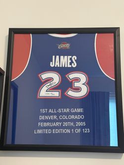 Signed LeBron James Rookie Jersey!!!