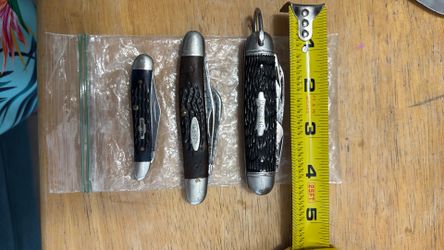 Case and kamp king pocket knives.
