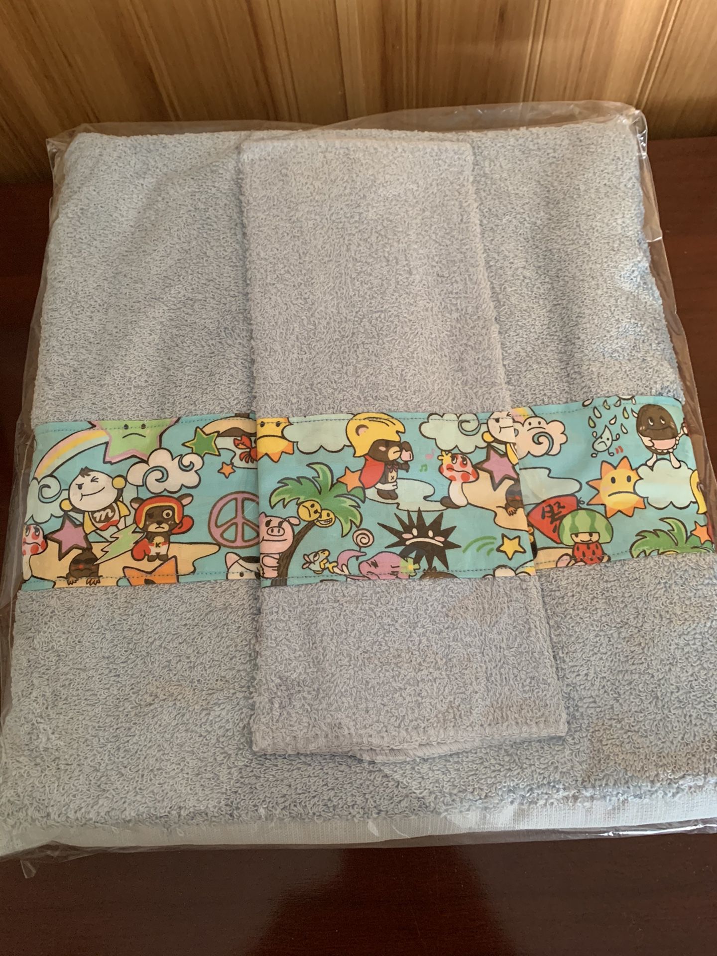 Kids Towel/ Wash Cloth Set- 2 designs avail —New