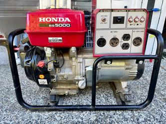Honda EG5000X 5000W Generator, 120/240V