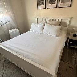 White Queen Size Bed Frame