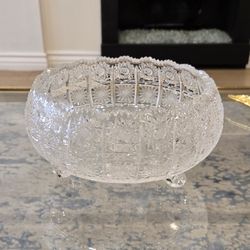 Brand New Bohemia Hand Cut Crystal Bowl. Comes With Original Box