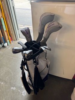 Woman’s golf clubs