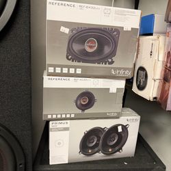 Infinity door speakers, any size you need we got you