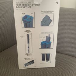 Microfiber Flat Mop & Bucket Set