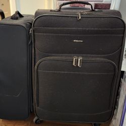 Small Carry-on Lightweight Suitcase Black Travel Luggage