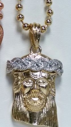 Gold plated necklace.