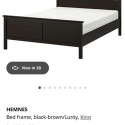 Ikea  HEMNES Bed frame King Size