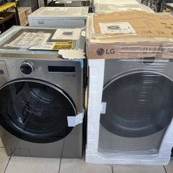 Lg washer and gas dryer set