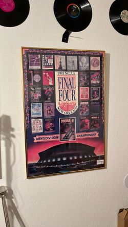 NCAA Mens Basketball FINAL FOUR 24x36 POSTER. (1993) Display MARCH MADNESS