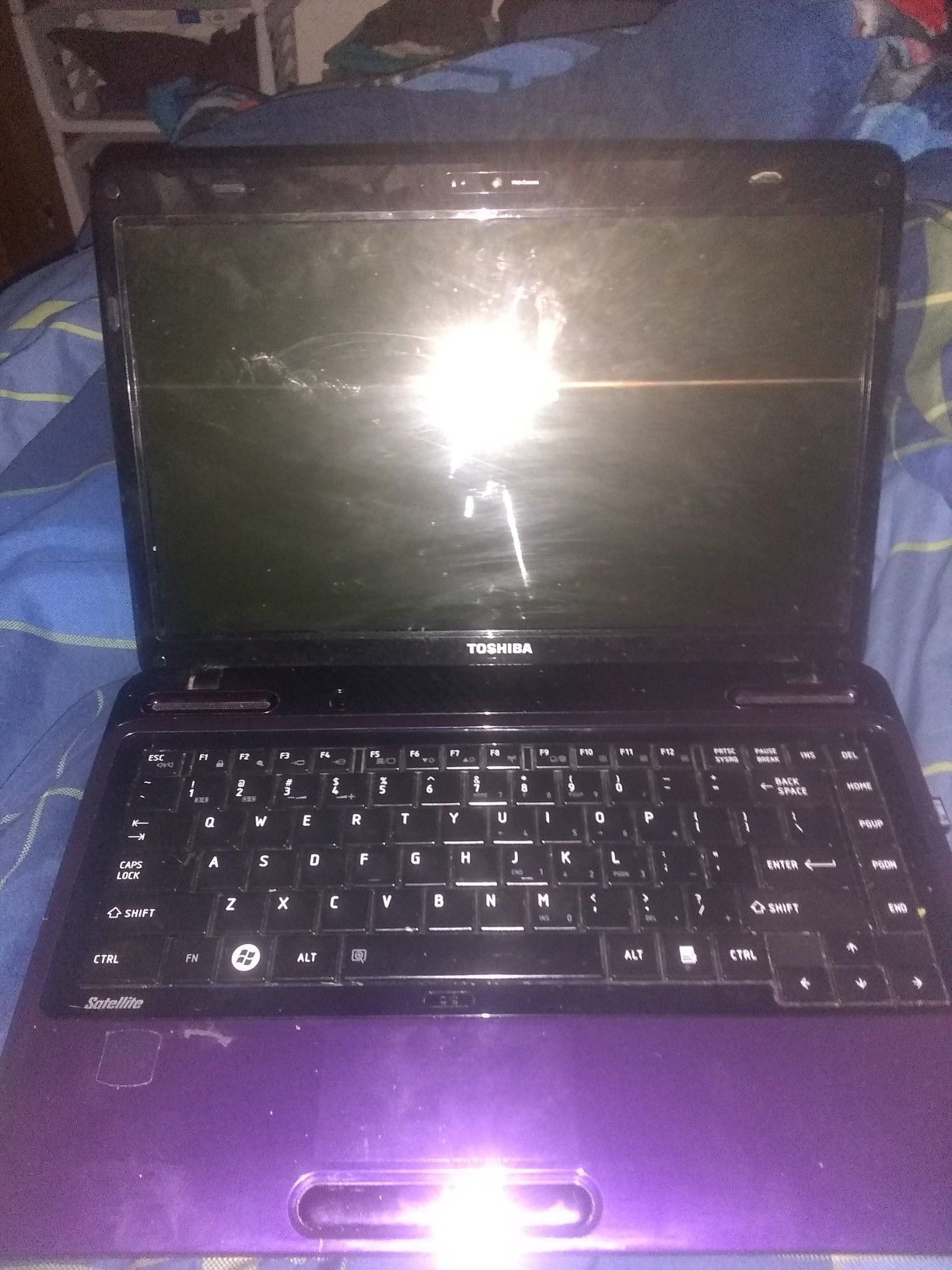 Used Toshiba laptop with Windows 10