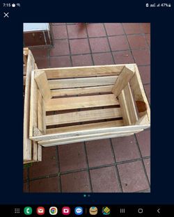 Wooden crates